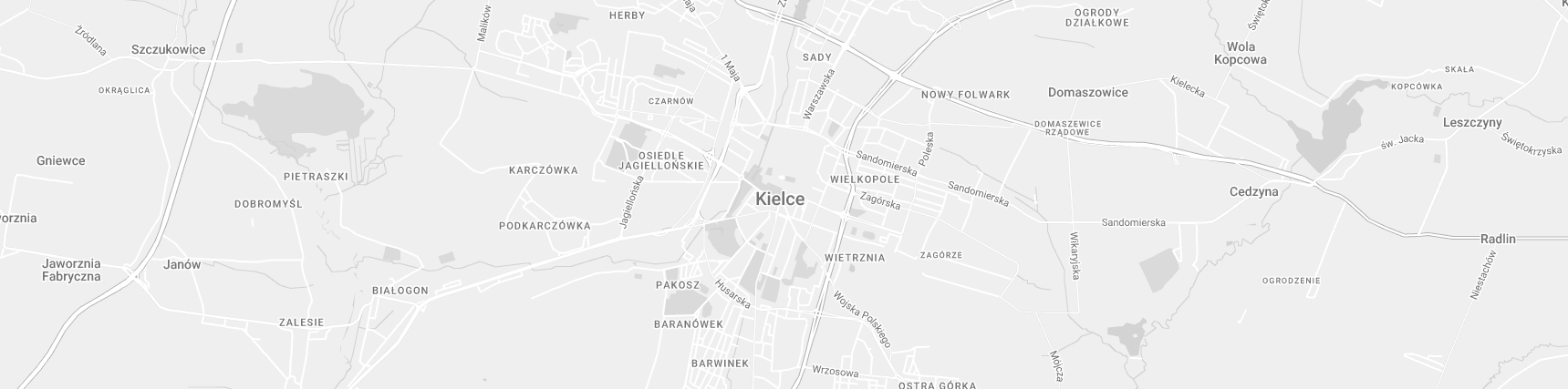 Mapa Kielce - Górki Szczukowskie